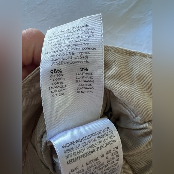 Mother | Size 26 | Yoyo Ruffle Greaser Paper Bag Highrise Straight Khakis Pants - Picture 4 of 12